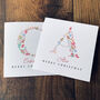 Personalised Christmas Card With Initial, thumbnail 3 of 10