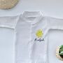 Personalised Baby Chick Embroidered Sleepsuit, thumbnail 1 of 2
