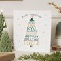 Personalised Funny Christmas Card For Uncle, thumbnail 1 of 7