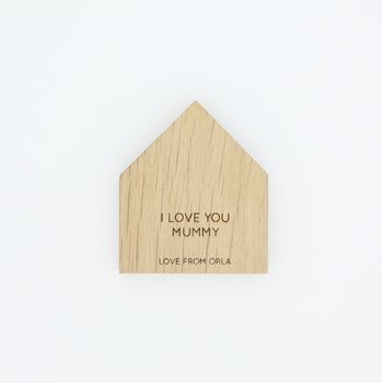 Personalised Solid Wood Photo Stand, 4 of 5