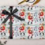 Three Sheets Of Traditional Santa Claus Wrapping Paper, thumbnail 2 of 2