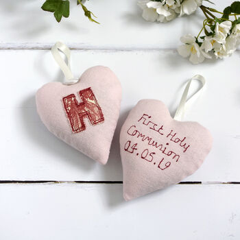 Personalised Initial Hanging Heart Gift, 3 of 12