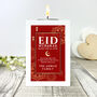 Personalised Eid Al Fitr White Tea Light Holder, thumbnail 3 of 10