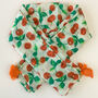 Cherry Print Cotton Blend Square Scarf, thumbnail 1 of 4