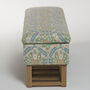 Bespoke Floral Fabric Storage Bench For Shoes, thumbnail 4 of 10