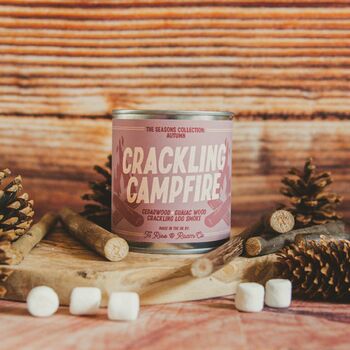 Crackling Campfire Autumn Soy Wax Candle, 5 of 5