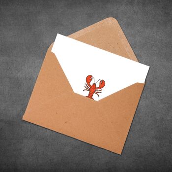 You’re My Lobster Card – Cute Romantic Card For Partner, 4 of 6