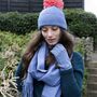 Cashmere Gloves, Hat And Scarf Personalised Gift Set, thumbnail 6 of 10