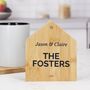 Personalised House Shaped Coasters Four Pack, thumbnail 2 of 4