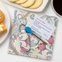 Blue Badge Permit Cover And Radar Key With Matching Key Ring In William Morris Golden Lily Plum, thumbnail 1 of 4