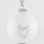 Big Christmas Bauble With Heart, thumbnail 5 of 11