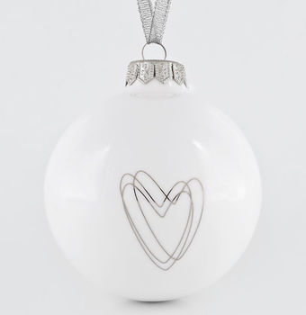 Big Christmas Bauble With Heart, 5 of 11