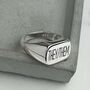 Lgbtq Jewellery They Them Pronoun Ring Sterling Silver, thumbnail 7 of 9