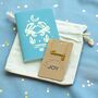 Zodiac Gift Set – Gold Star Sign Necklace And Celestial Notebook, thumbnail 3 of 6
