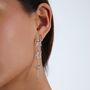 Quarter Sol Star Earrings, thumbnail 2 of 3