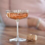 Heart Crystal Champagne Coupe Glass, thumbnail 1 of 5