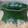 Green Handcrafted Terracotta Jug, thumbnail 4 of 4