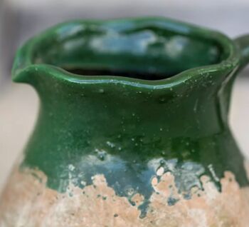 Green Handcrafted Terracotta Jug, 4 of 4