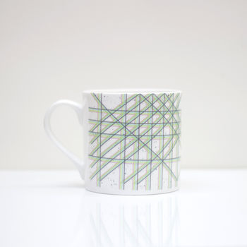 Journey Collection Crossroads Abstract Bone China Mug, 3 of 5