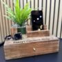 Personalised Important Things Watch And Tech Stand With Drawer, thumbnail 1 of 2