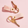 Personalised 'Any Message' Leather Keyring, thumbnail 3 of 6