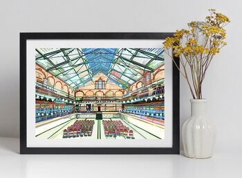 Victoria Baths, Manchester Illustration Art Print, 3 of 3