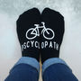 Pscyclopath Cycling Fan Socks, thumbnail 2 of 5