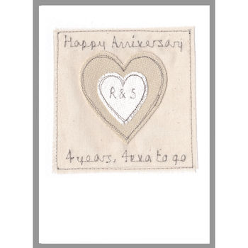 Personalised Initials Wedding Or Anniversary Card, 12 of 12