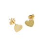 Small Heart Earring Gold/Silver, thumbnail 1 of 6