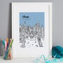 Personalised Chicago Print, thumbnail 7 of 10