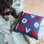 Love Love Love Cushion, thumbnail 2 of 7
