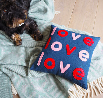 Love Love Love Cushion, 2 of 7