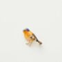 Fable Enamel Chaffinch Brooch, thumbnail 2 of 4