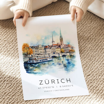 Zurich Travel Print, 2 of 7