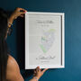 Personalised New Home Map Print, thumbnail 3 of 5