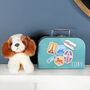 Mini King Charles Dog Soft Toy With Personalised Case, thumbnail 1 of 5