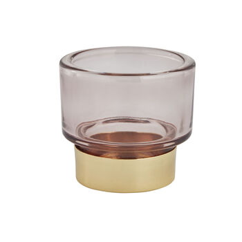 Misty Rose And Gold Tealight Holder, 4 of 4