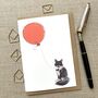 Personalised Tuxedo Cat Birthday Card, thumbnail 1 of 6