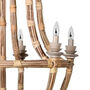 Large Natural Rattan Chandelier, thumbnail 2 of 2