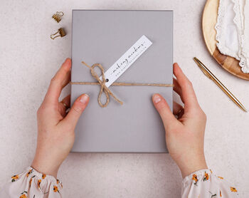 Personalised Notebook Black Polka Dot, 4 of 4