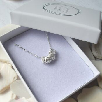 Sterling Silver Reels Necklace, 5 of 6