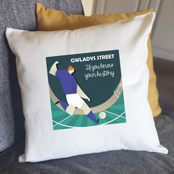 Personalised Football Cushion For 15 British Clubs, 4 of 7