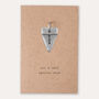 'Dada'/'Daddy' Flag Keyring Charm, thumbnail 5 of 6