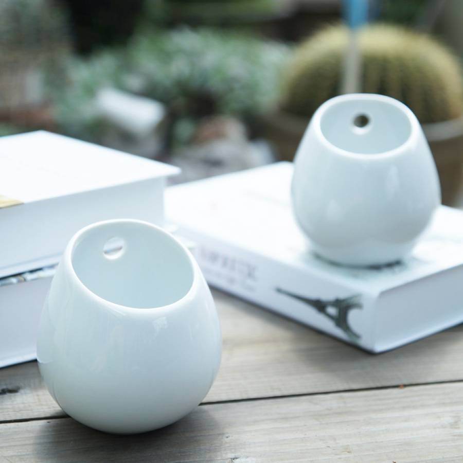 Ceramic Hanging Planter By DingaDing