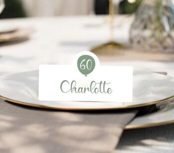 Coloured Balloon Burthday Place Cards, 3 of 4