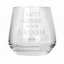 Personalised Father Of The Groom Tumbler Gift Boxed, thumbnail 4 of 4