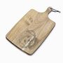 Personalised Bichon Frise Engraved Acacia Serving Board, thumbnail 2 of 11