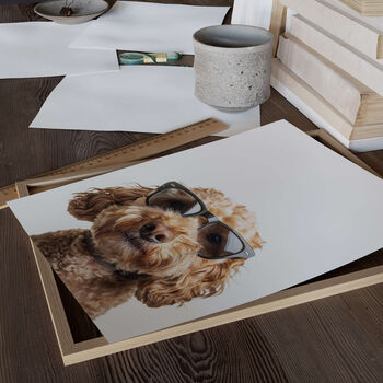 Cockapoo In Sunglasses Print, 4 of 8