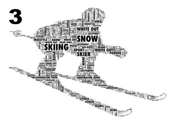 Skier Personalised Print, 5 of 6