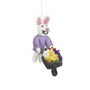 Handmade Felt Francesca The Floral Bunny Decoration, thumbnail 2 of 2